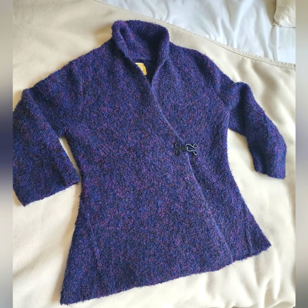 Damask Sweater Blue/Purple